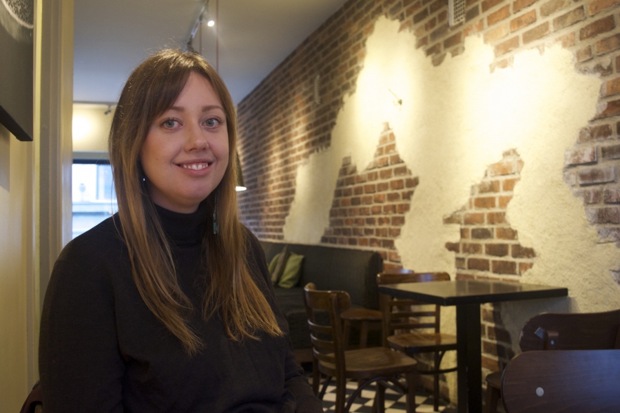 Mia Haglund, Secretary General of the Nordic Green Left Alliance.