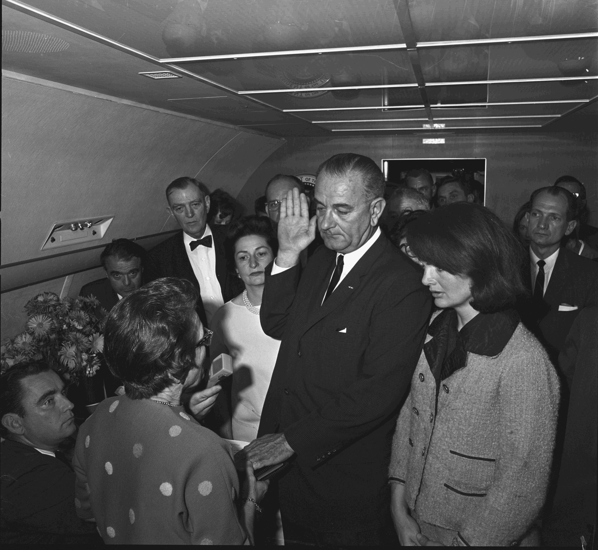 Swearing in of Lyndon B. Johnson as President Swearing in of Lyndon B. Johnson as President