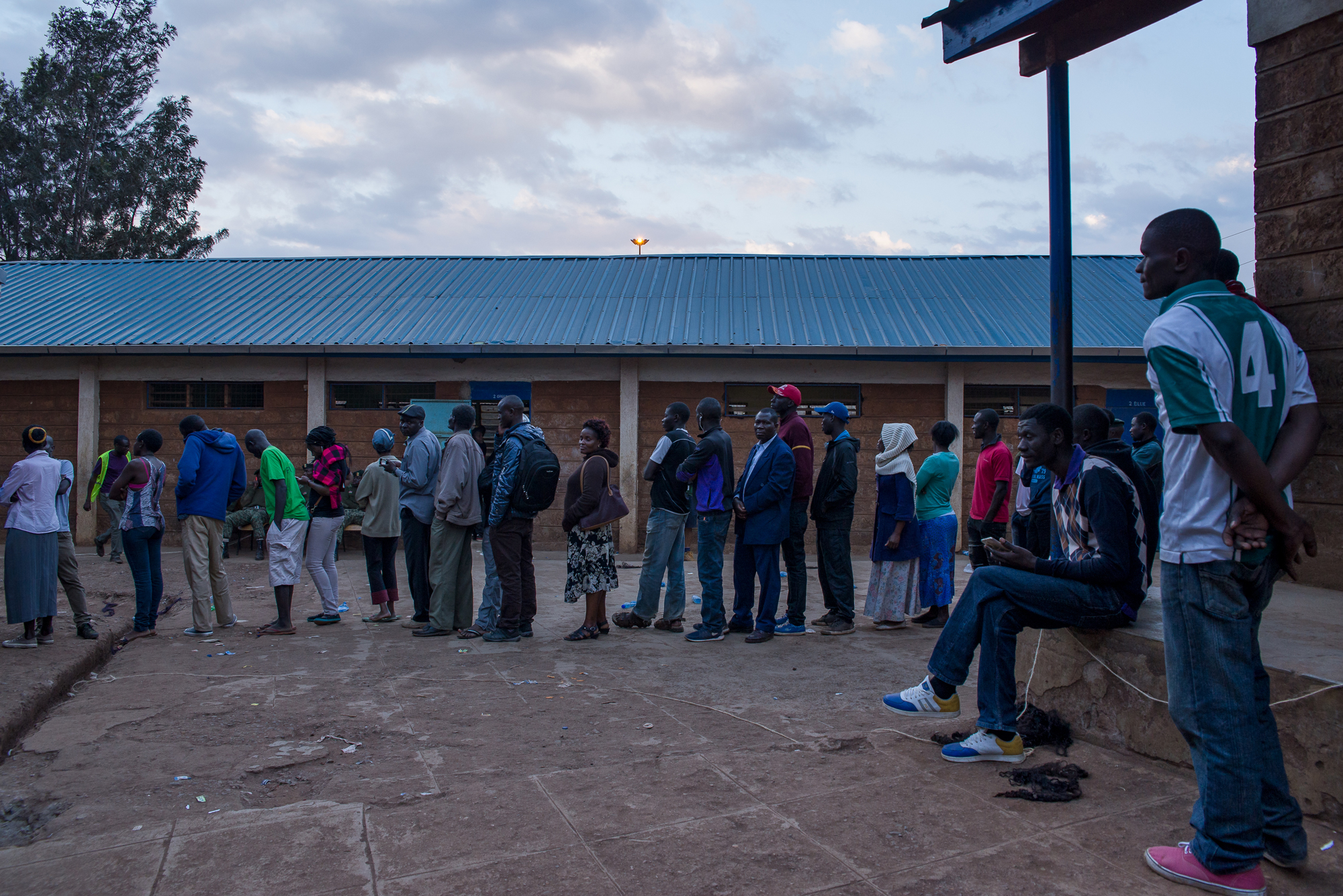 Kenyans stood in lines late into Tuesday night in order to cast their vote for their next president. Technical hangups, mis-delivered ballots and weather delays mean voters several counties will continue submitting ballots late into the night. Kenyans stood in lines late into Tuesday night in order to cast their vote for their next president. Technical hangups, mis-delivered ballots and weather delays mean voters several counties will continue submitting ballots late into the night.