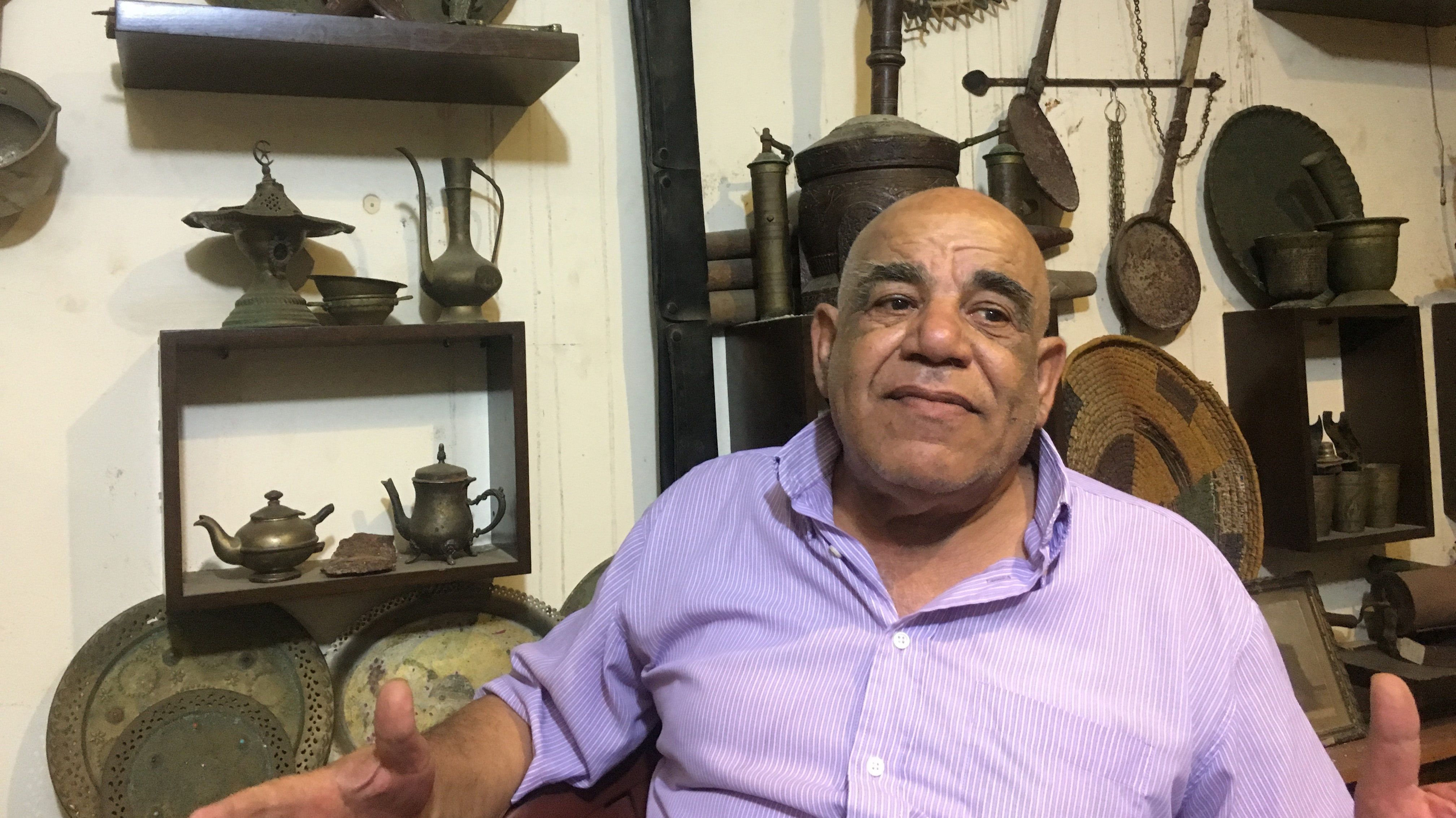 Dr. Mohammed al-Khatib, founder of the Museum of Memories in Beirut. He started the museum with a question for one of his patients: Do you have something from Palestine? Dr. Mohammed al-Khatib, founder of the Museum of Memories in Beirut. He started the museum with a question for one of his patients: Do you have something from Palestine?