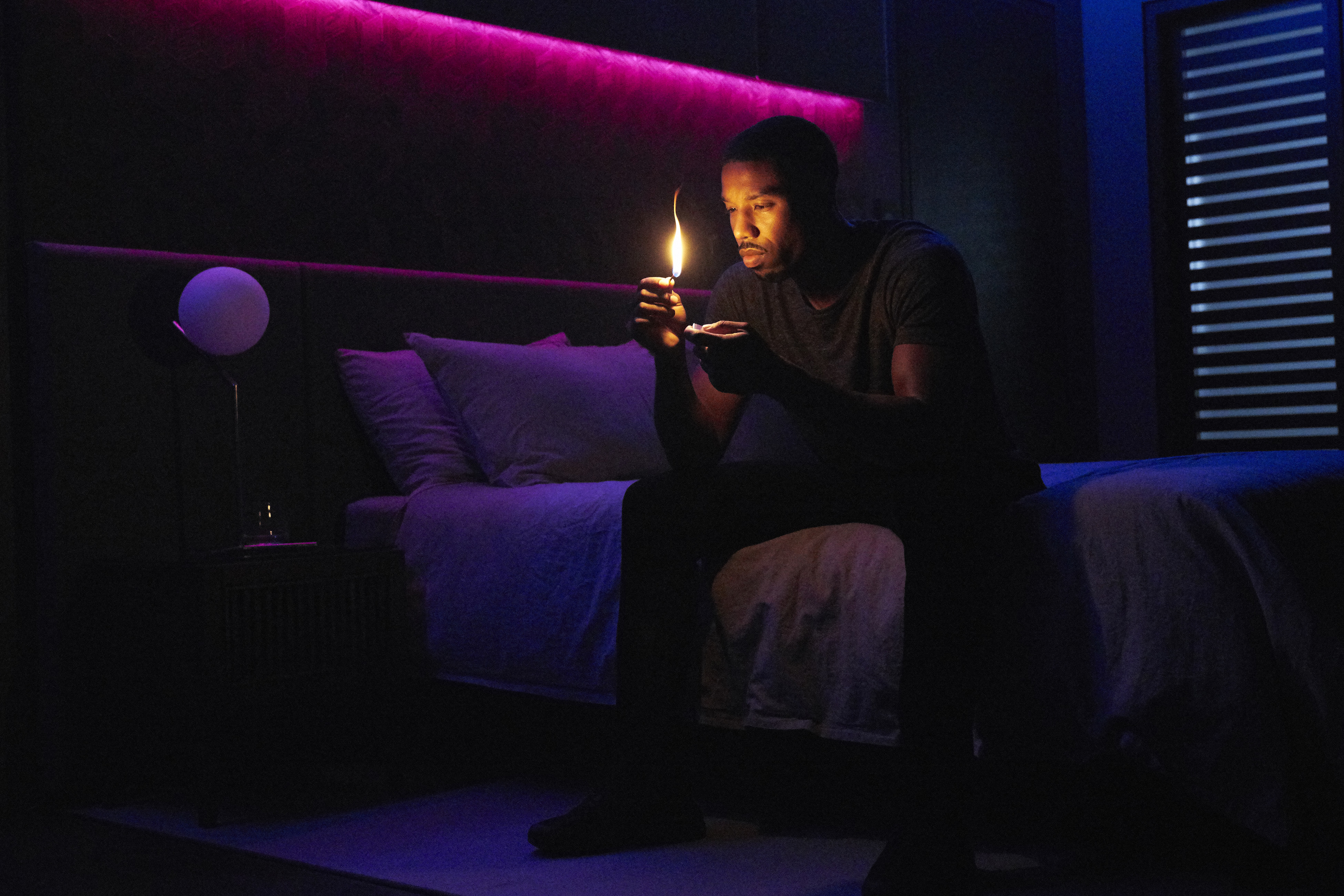 Michael B. Jordan in HBO’s “Fahrenheit 451.” Michael B. Jordan in HBO’s “Fahrenheit 451.”