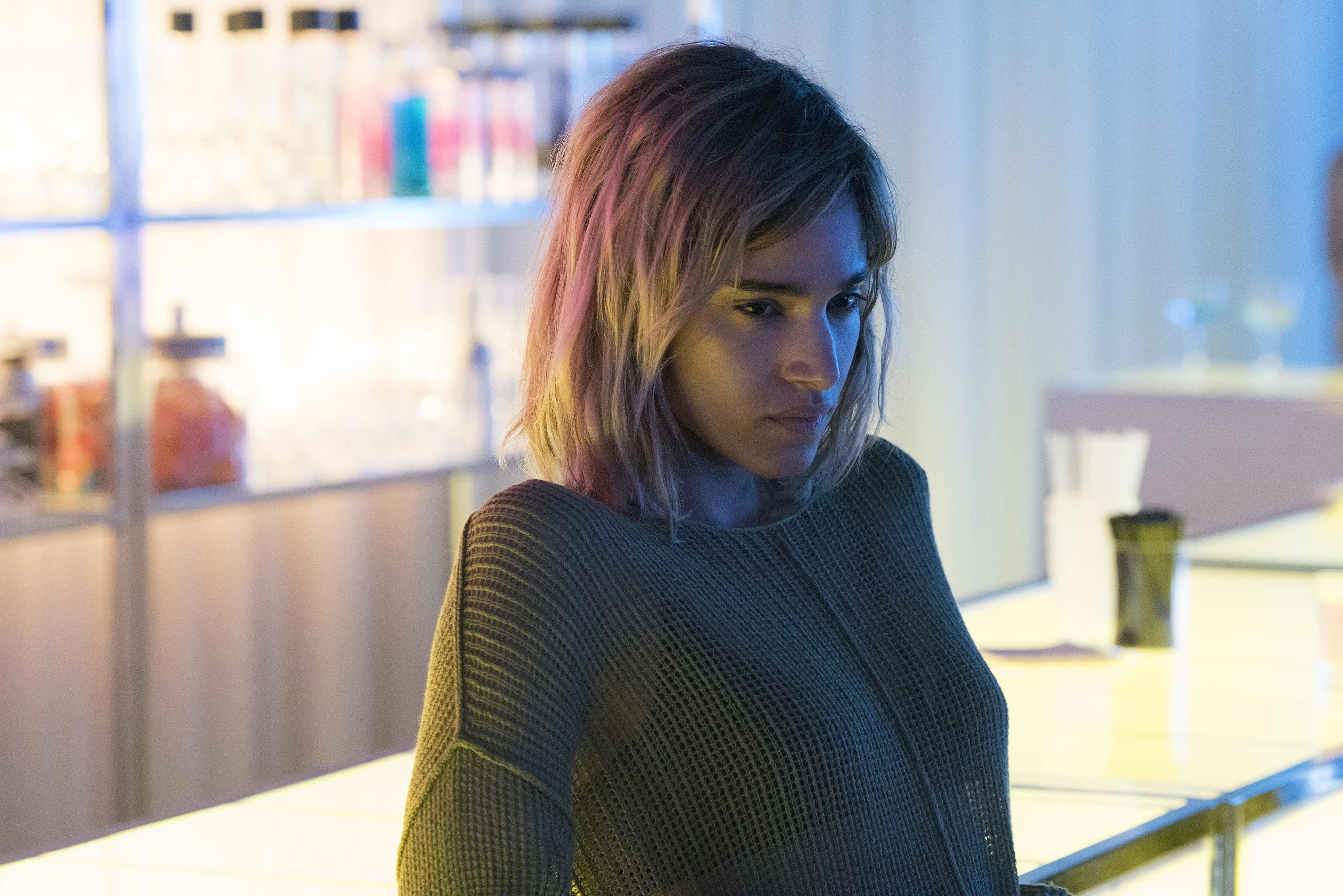 Sofia Boutella in HBO’s “Fahrenheit 451.” Sofia Boutella in HBO’s “Fahrenheit 451.”