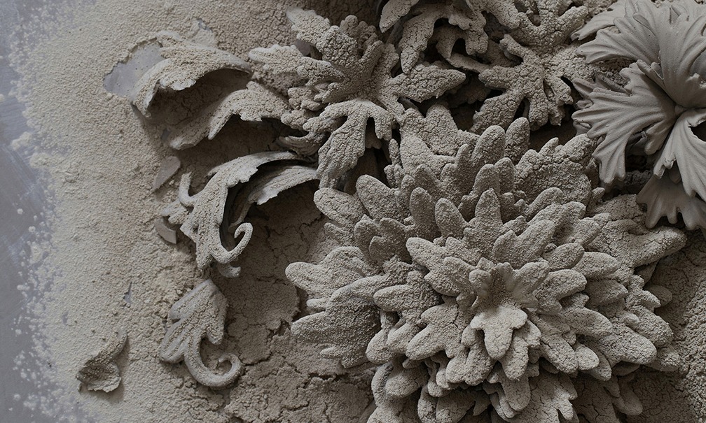 “Flora,” 2010. Detail from residency studio, Victoria & Albert Museum, 2010 “Flora,” 2010. Detail from residency studio, Victoria & Albert Museum, 2010