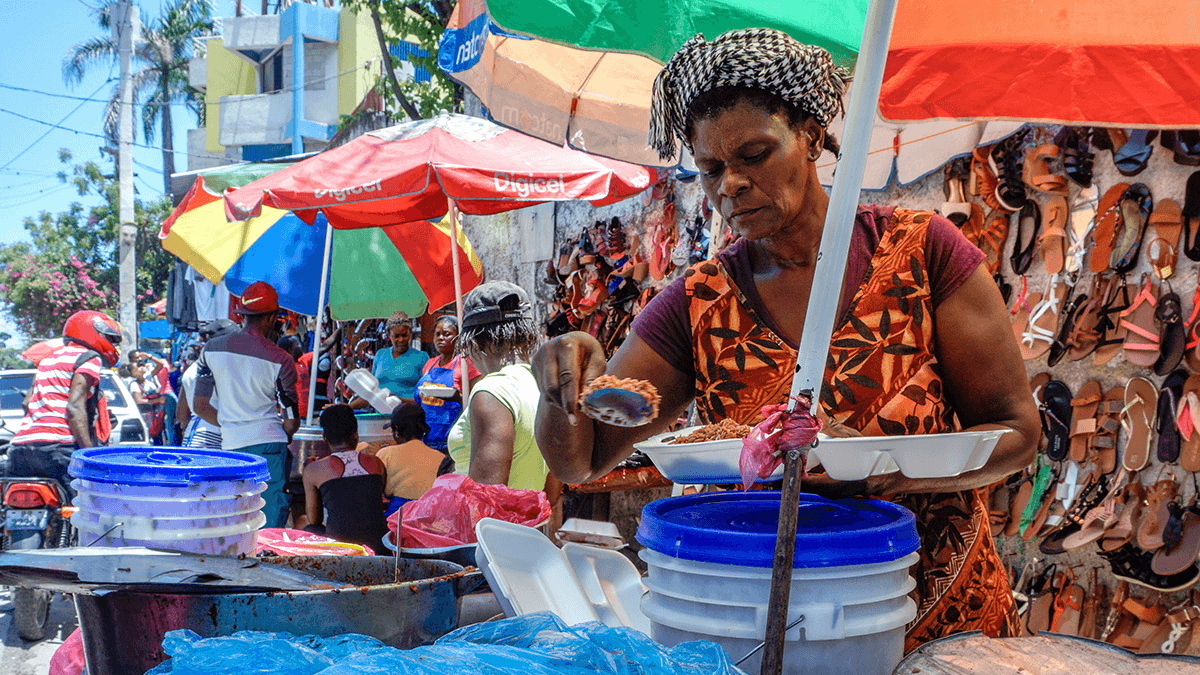 In food-insecure Haiti, street vendors play a central role in feeding