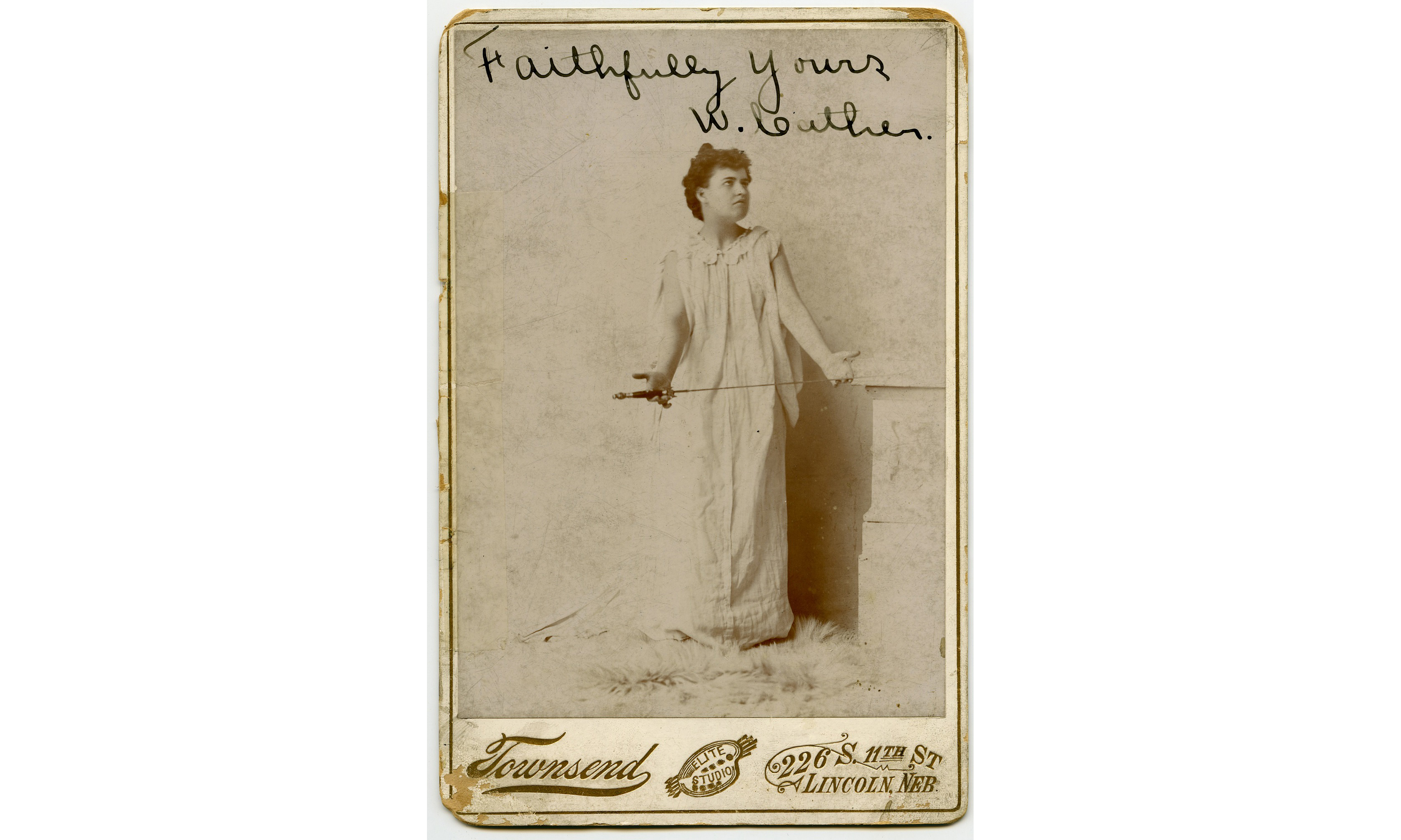 Willa Cather as Electra. Willa Cather as Electra.