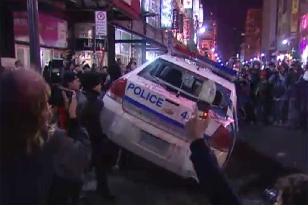 150 arrested at annual Montreal police protest - The World from PRX