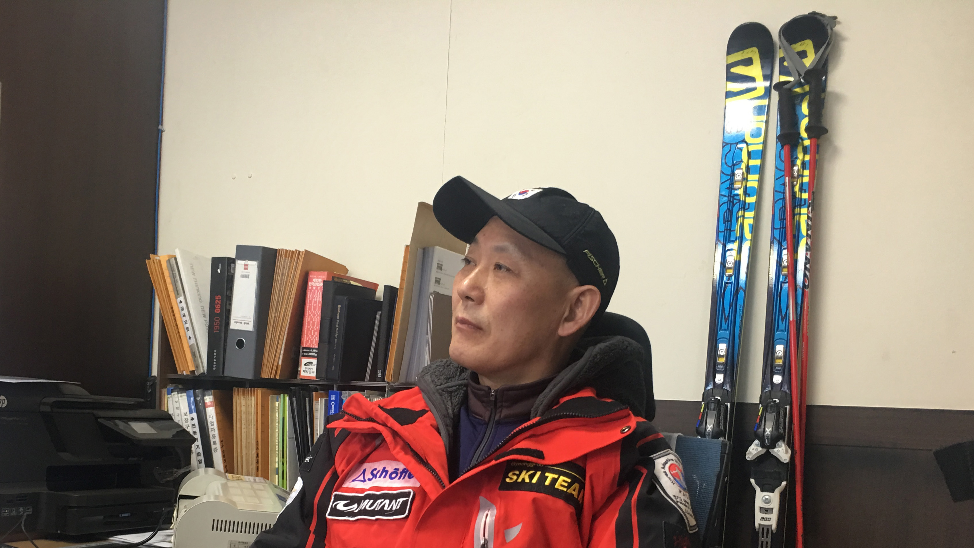 Yoo In-sik in his repair shop in Seoul. Yoo was one of South Korea's first Winter Paralympians. Yoo In-sik in his repair shop in Seoul. Yoo was one of South Korea's first Winter Paralympians.