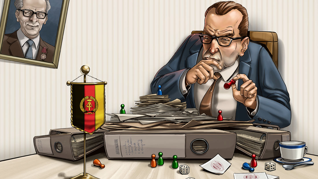 A cover illustration for the Communist-era board game Burokratopoly, which is being re-launched by Berlin's DDR Museum. A cover illustration for the Communist-era board game Burokratopoly, which is being re-launched by Berlin's DDR Museum.