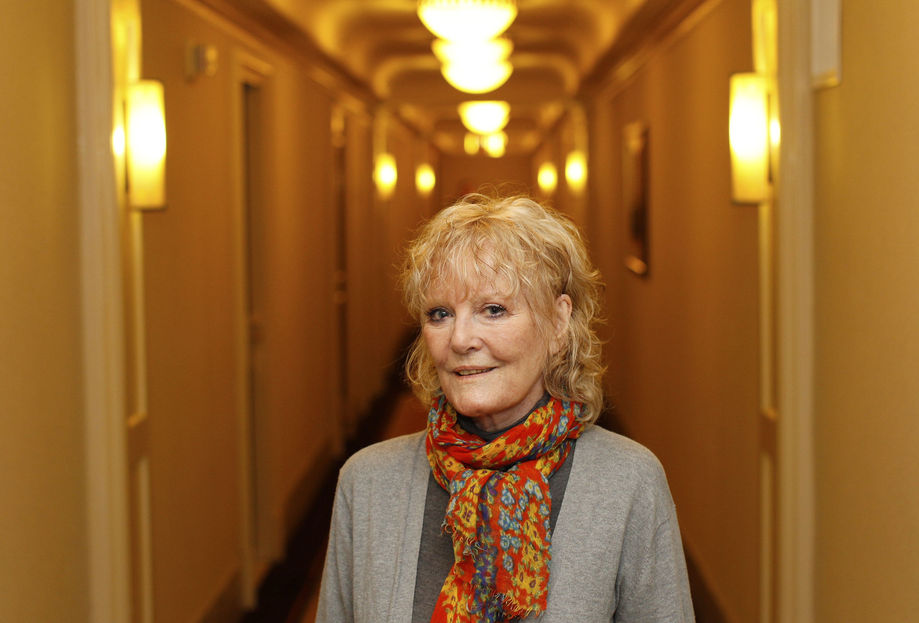 Singer Petula Clark poses in New York, January 19, 2012. Singer Petula Clark poses in New York, January 19, 2012.