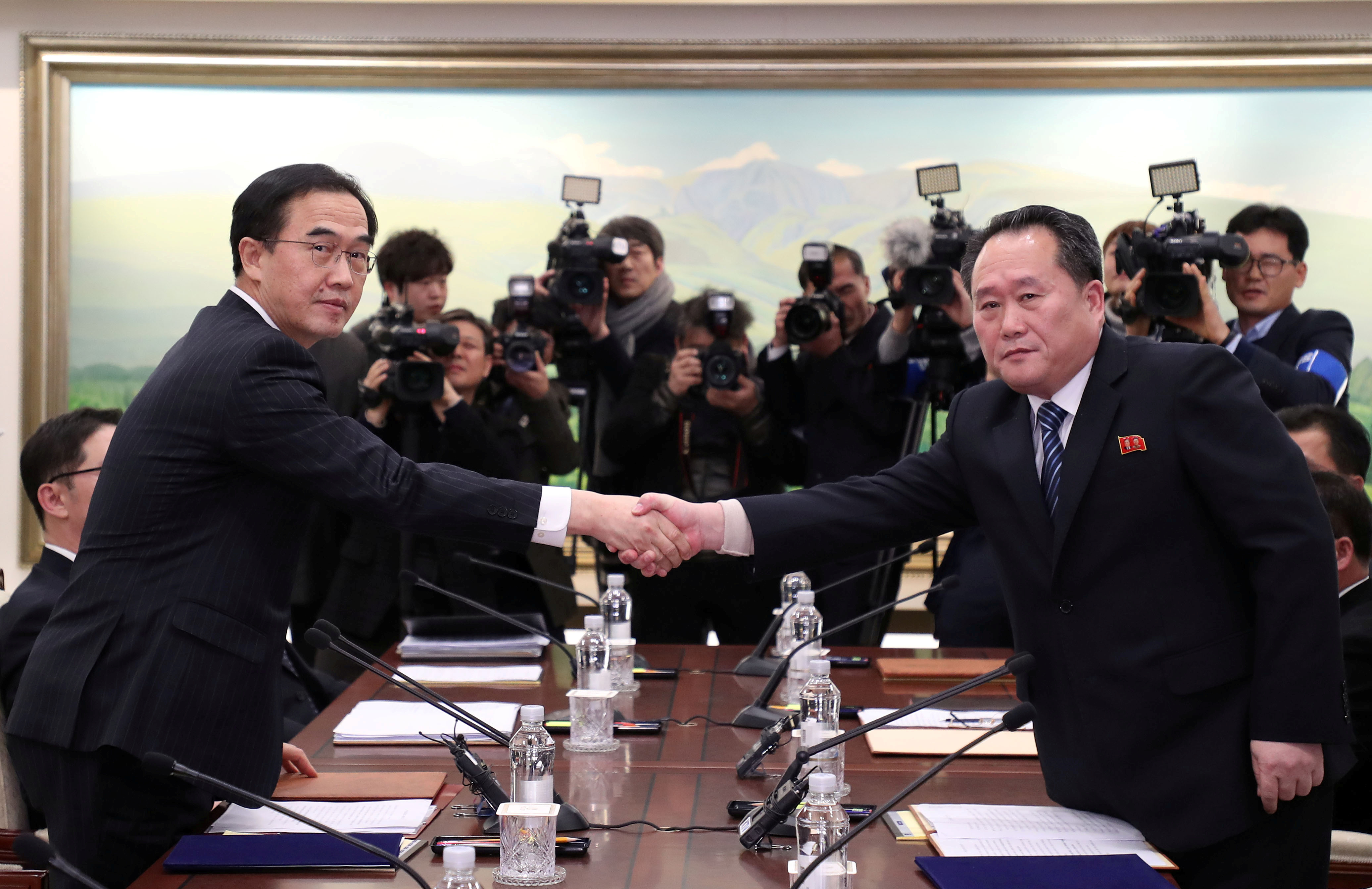 North Korean delegation