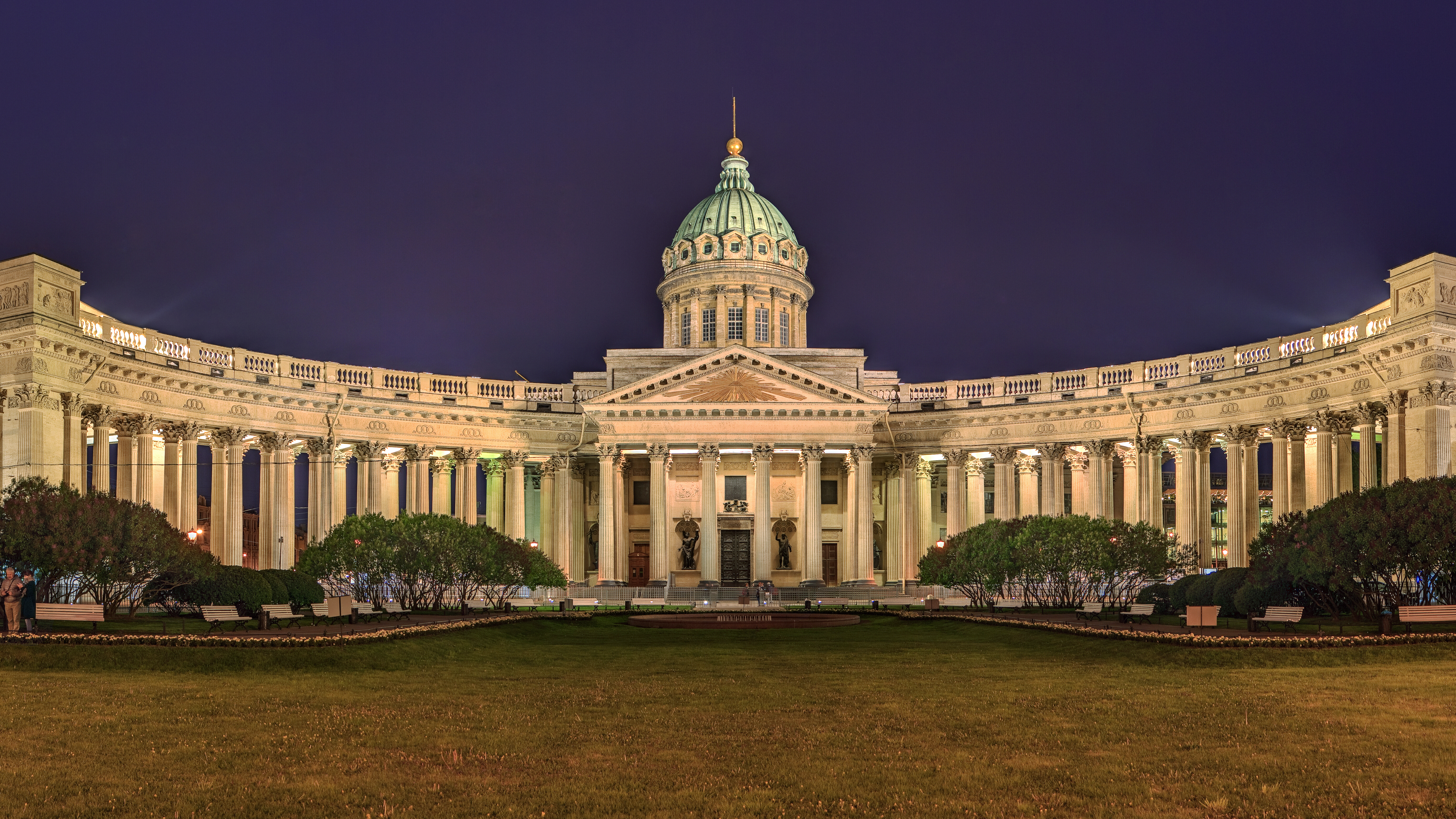 One of the reported targets of the planned attack: the Cathedral of Our Lady of Kazan, in St Petersburg One of the reported targets of the planned attack: the Cathedral of Our Lady of Kazan, in St Petersburg