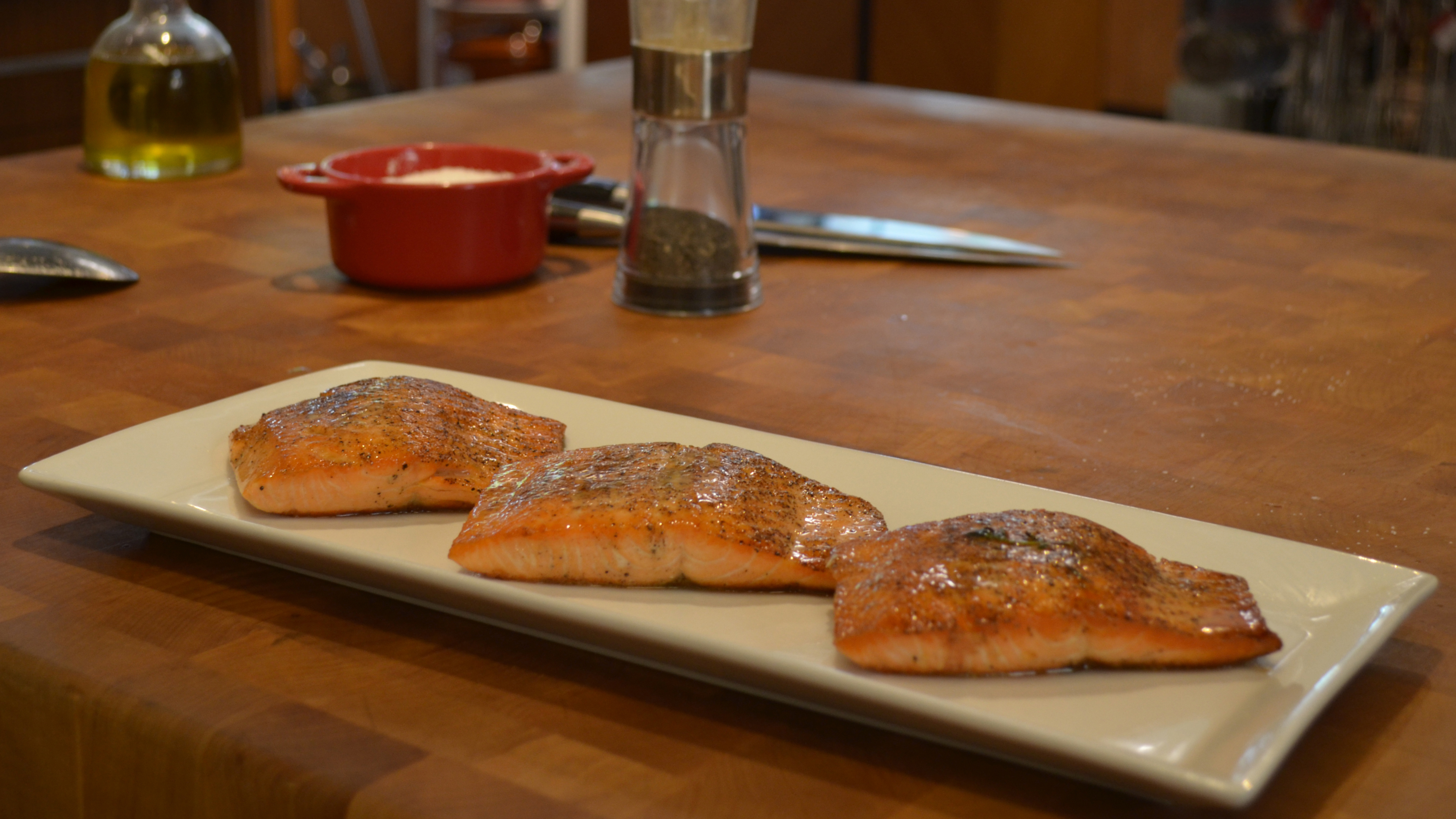 Kuterra filets You won't find a lot of wild salmon on menus or in your supermarket anymore, but the Namgis First Nation's group in British Columbia hopes you'll find their tank-farmed Kuterra salmon the next best thing.