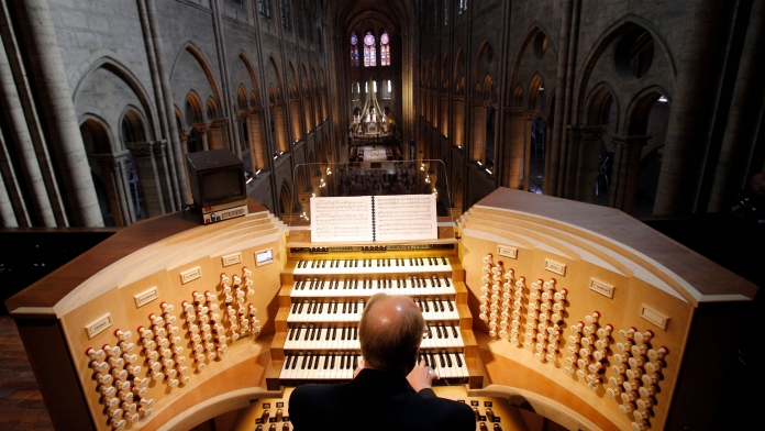 notre dame cathedral s organ getting 4 year long cleaning