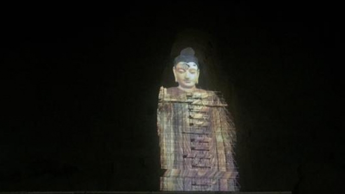 Destroyed By The Taliban But Now The Buddha Statues Have Returned To Bamiyan Valley With 3 D Light Projection Statues has built in the years 500s. the taliban but now the buddha statues