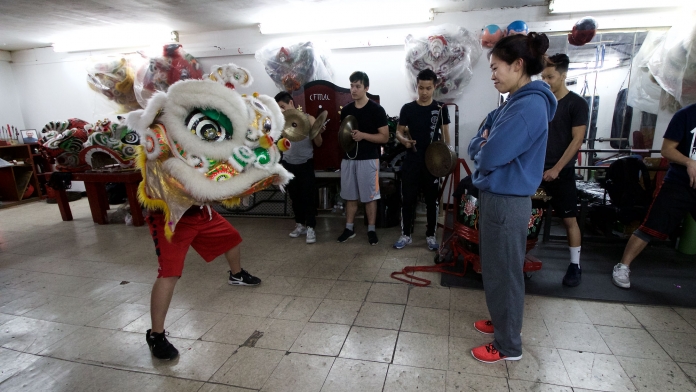 In New York S Lunar New Year Parade Women Are Breaking Barriers As Lion Dancers Chinese enclaves in brooklyn and queens have eclipsed the historic manhattan friends jing chen & wendy zheng in sunset park, home of the biggest chinese population in the city. lunar new year parade women