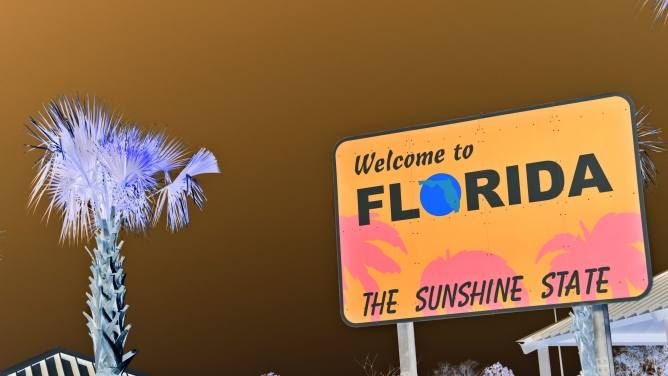 Welcome to the Sunshine State. Welcome to the Sunshine State.