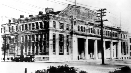 Paramount Pictures Astoria studio building in 1928. Photographer unknown.
