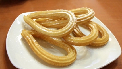 churros on a plate