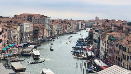 Venice’s Grand Canal was for centuries a thoroughfare for the global shipping trade on the ancient Silk Road. 