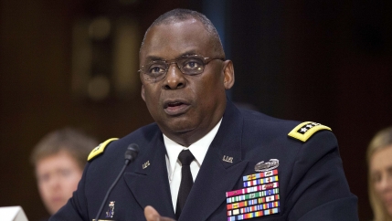In this Sept. 16, 2015, photo, US Central Command Commander Gen. Lloyd Austin III testifies on Capitol Hill in Washington, DC. Biden will nominate the retired four-star Army general to be secretary of defense.