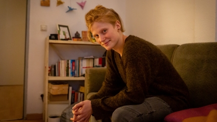  Anika Färber is a trainer for The Network for Democracy and Courage, or NDC, one of several organizations in Germany confronting racism.