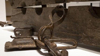 Tronco, or multiple foot stocks used to to constrain enslaved people