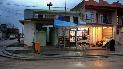 The Jaffar Mosque in the Daretu neighborhood of Erbil in 2015 where Imam Shawan preached before he left to join ISIS.