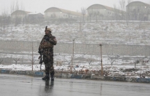 Afghan security force member