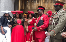 Namibian citizens protest in New York