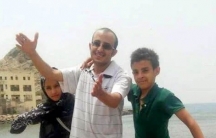 Mahmood Salem and four of his children on a visit to Djibouti in November 2017.