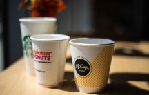 Paper coffee cups have a thin layer of plastic on the inside to prevent leaking. It’s a well-engineered vessel, but difficult to recycle.