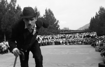 Karim Asir performs for school kids in Kabul, Afghanistan.