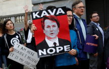 people protesting supreme court nominee brett kavanaugh
