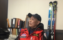 Yoo In-sik in his repair shop in Seoul. Yoo was one of South Korea's first Winter Paralympians.