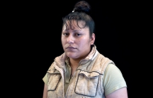 A portrait of inmate Carmela Rodriguez Reyes in Mexico.