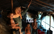 Hasina Khatun, 35, whose husband Dil Mohammed was among 10 Rohingya men killed by Myanmar security forces and Buddhist villagers