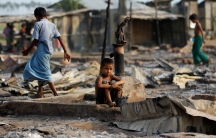 a young Rohingya boy