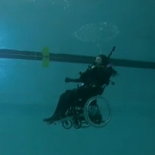 Wheelchair Ballet Performer Sue Austin Underwater The World from PRX
