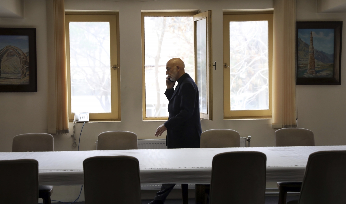 Former Afghan President Hamid Karzai 