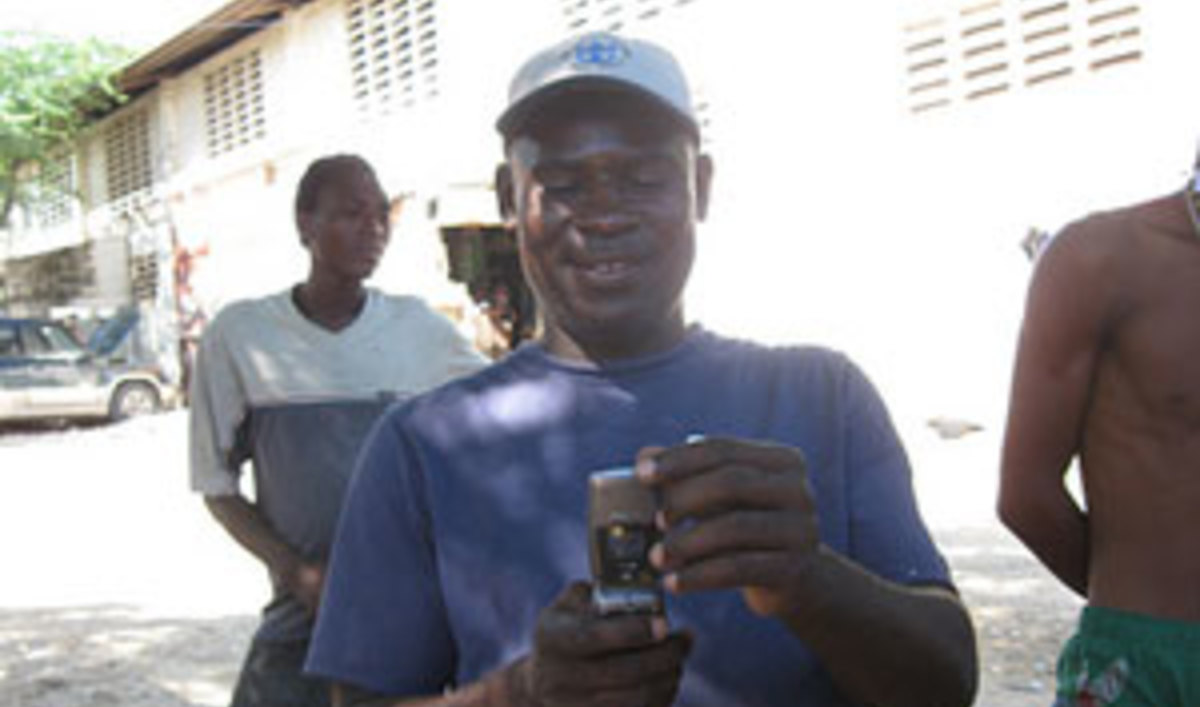 Cell phones help aid groups in Haiti The World from PRX