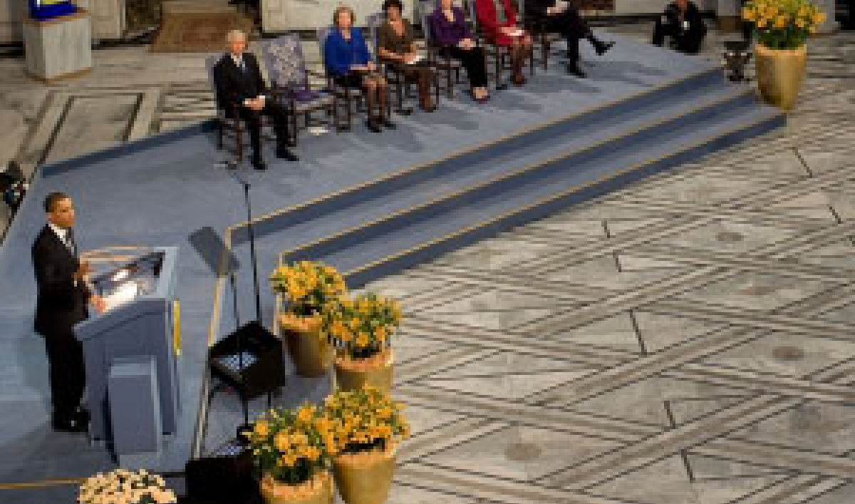War And Peace President Obama S Nobel Speech The World From Prx