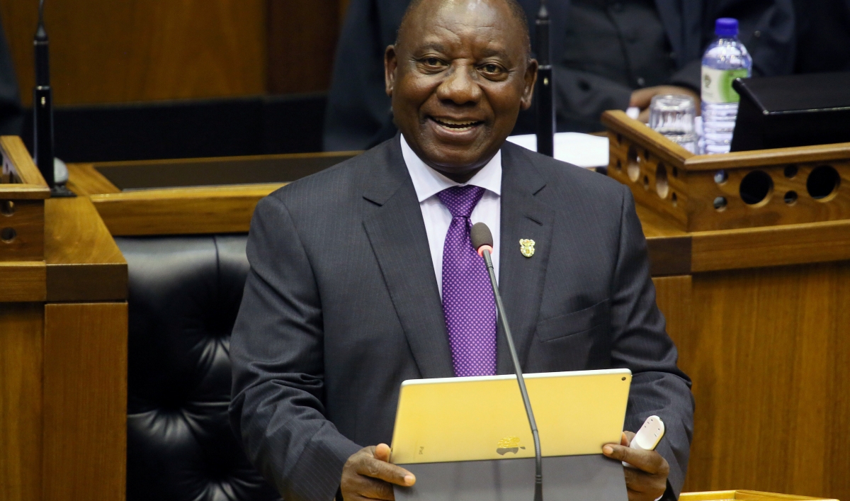 South Africa's new president says the nation will face tough decisions