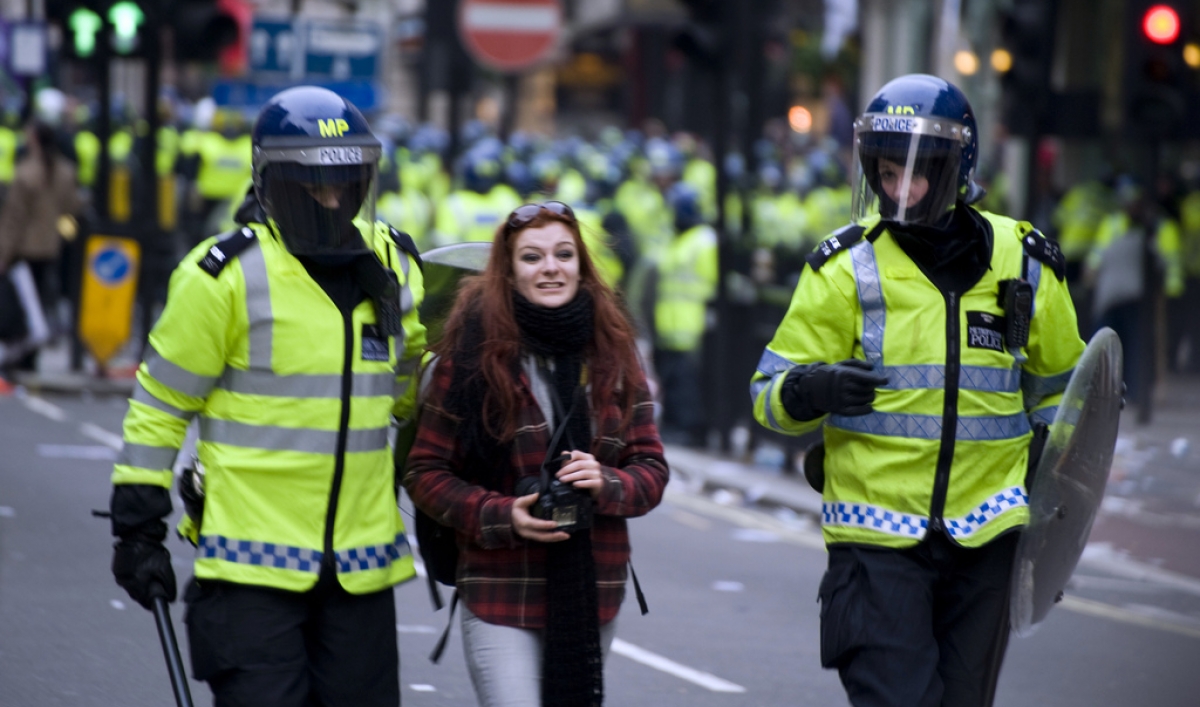 How British police officers keep the peace, without carrying guns The