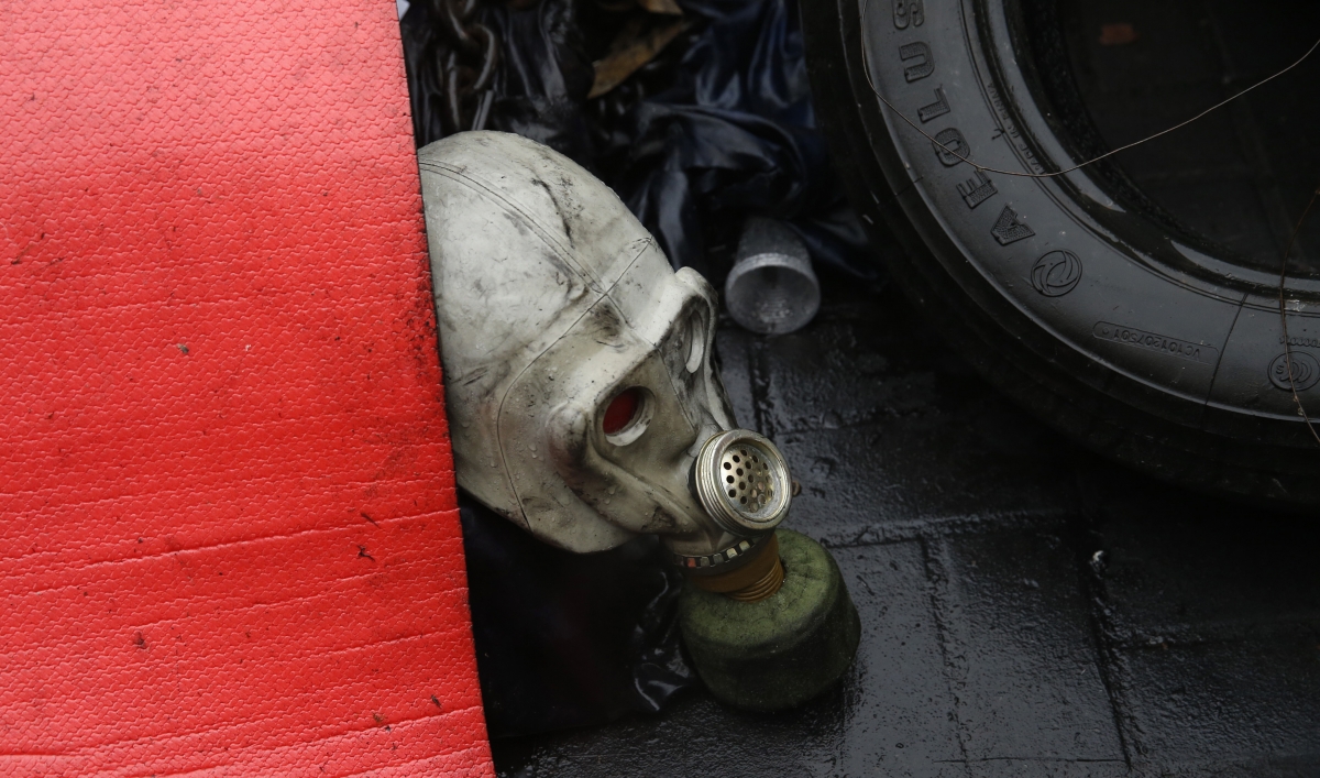 An old Ukrainian folk song 'Plyve Kacha Po Tysyni' is now being sung