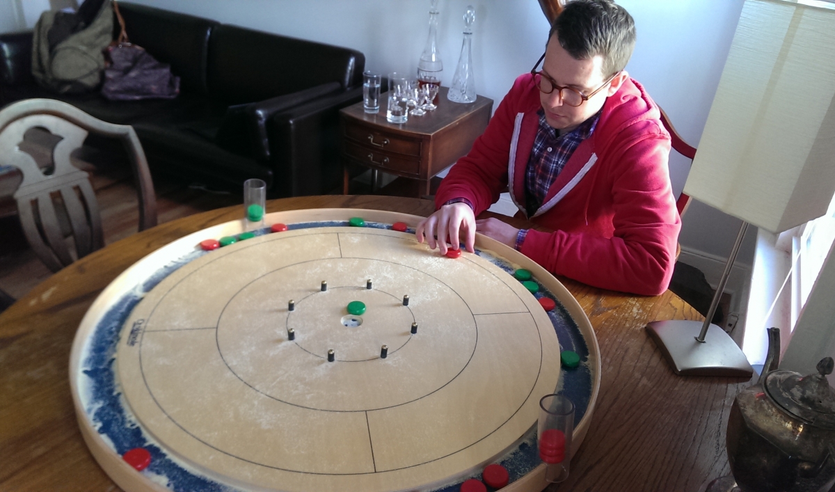 Crokinole, the Canadian table game has a small, but passionate following
