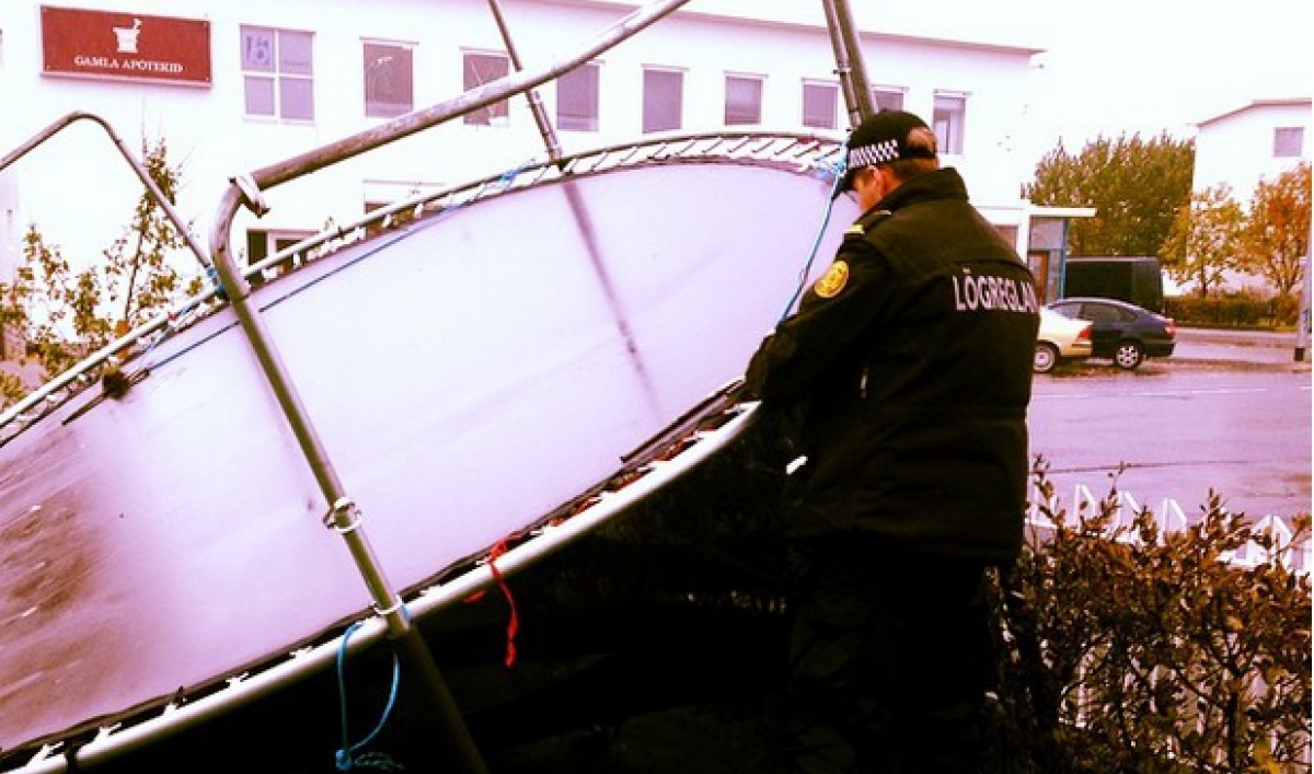 Iceland issues flying trampoline warnings The World from PRX