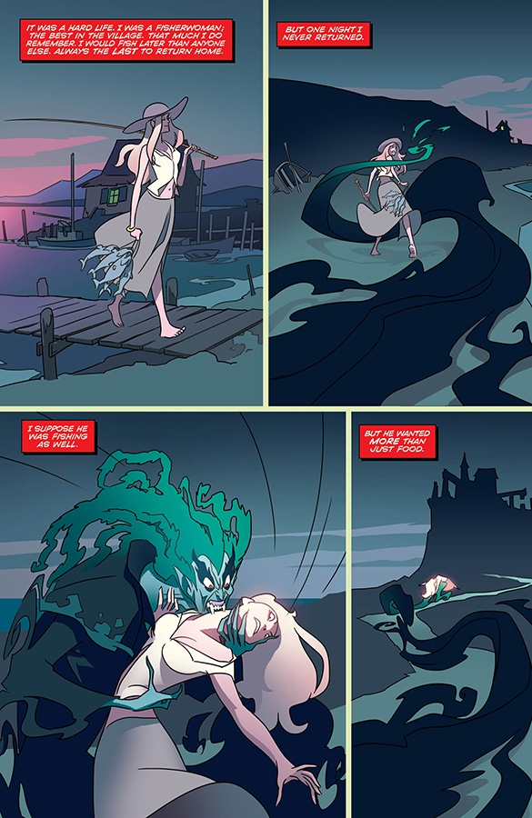 Page from Dark Fang #1
