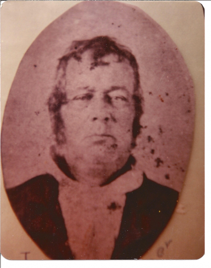 Historical, sepia image of man