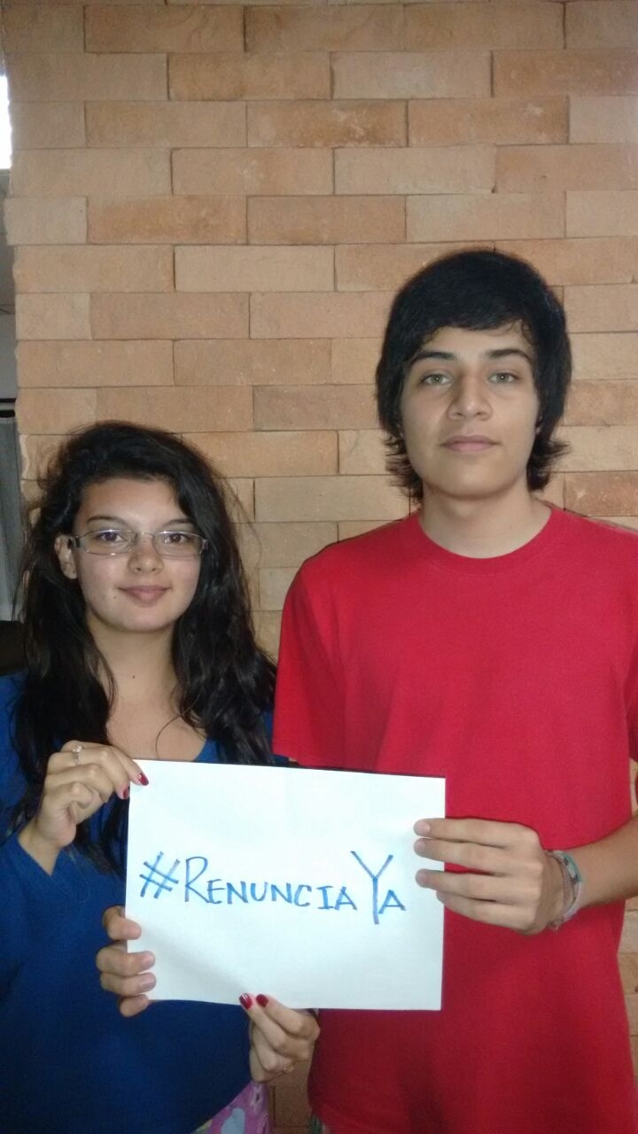 Fredy España and 17-year-old Ana Lucia Laparra are both activie participants in Guatemala's new protest movement. Fredy España and 17-year-old Ana Lucia Laparra are both activie participants in Guatemala's new protest movement.