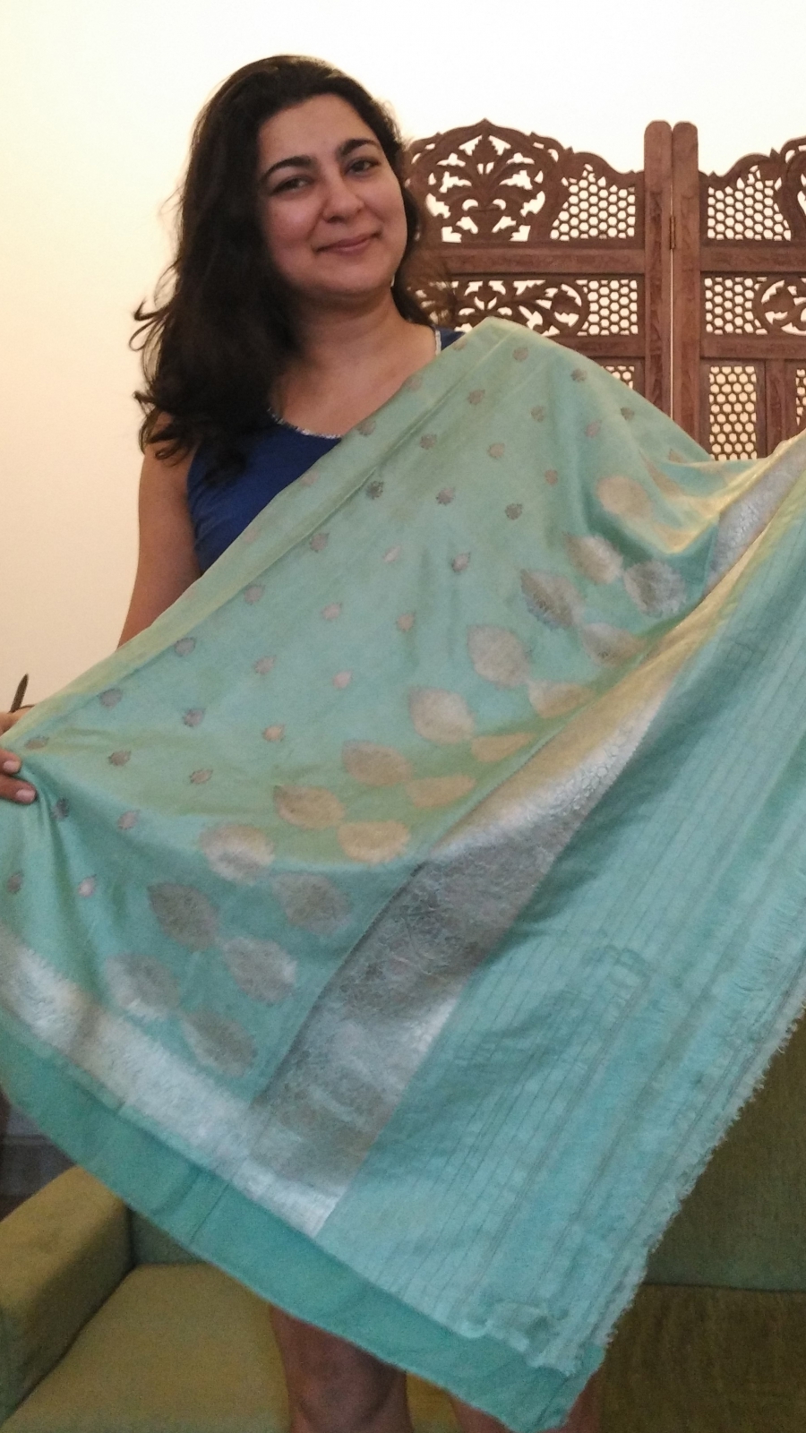 Chhavi Sachdev treasures her grandmother's sari -- but she wouldn't wear it Chhavi Sachdev treasures her grandmother's sari -- but she wouldn't wear it